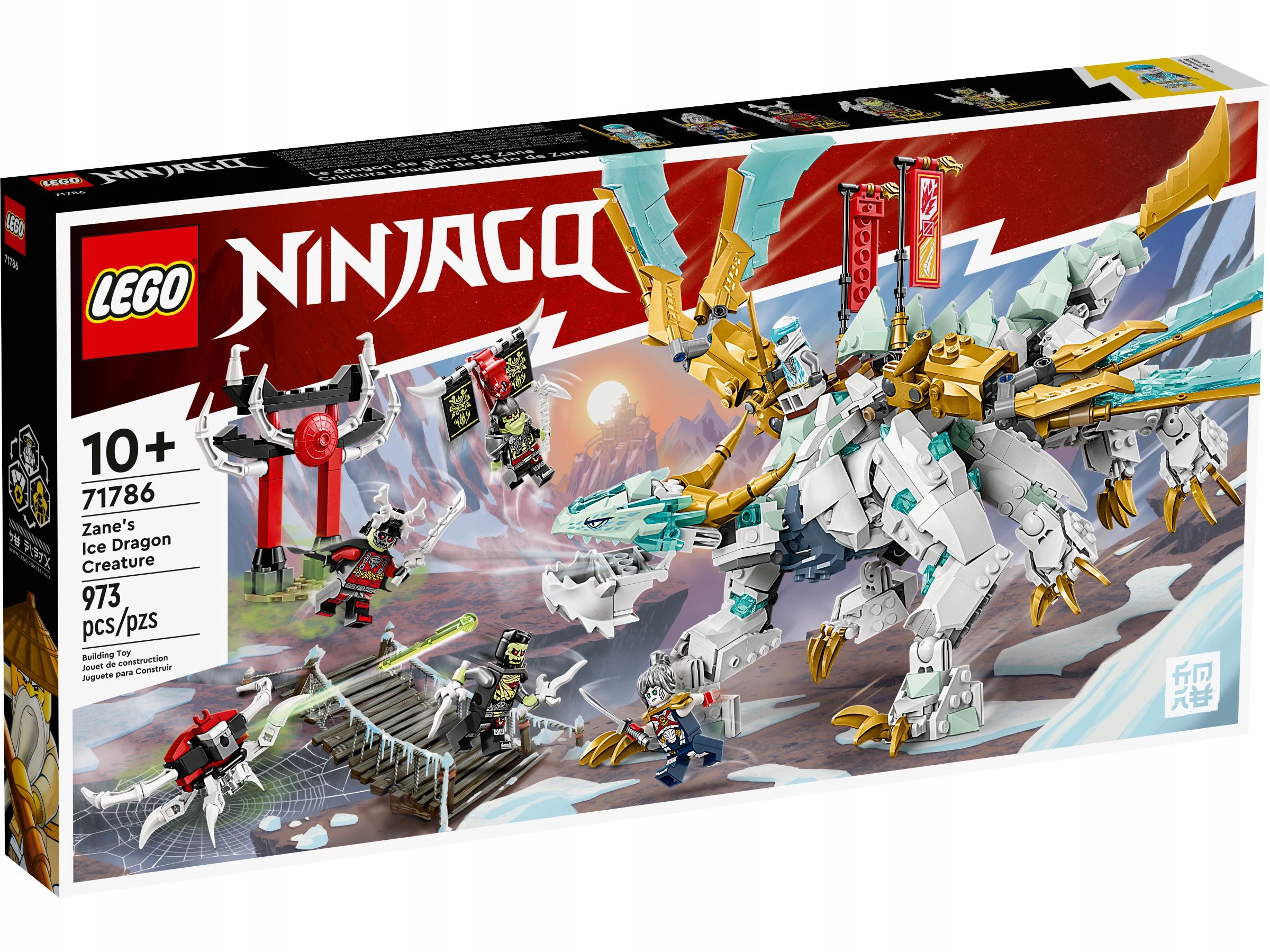 Lego Ninjago 71786 Zaneův ledový drak