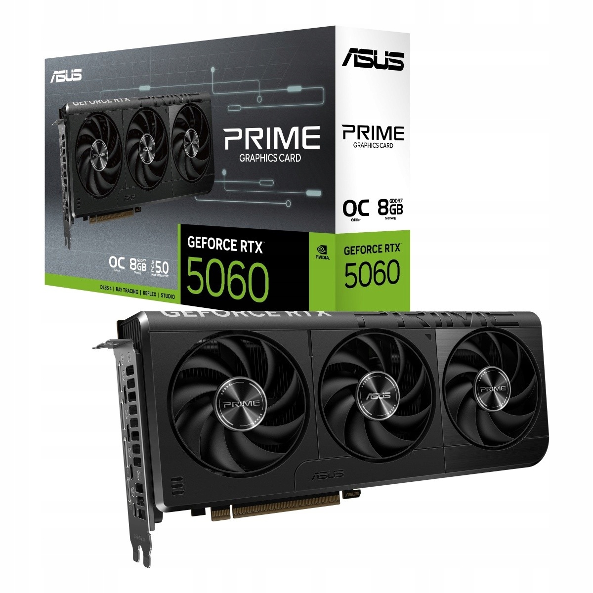 Asus Grafická karta GeForce Rtx 5060 Prime Oc 8GB GDRR7 128BIT HDMI/3DP