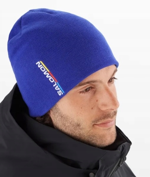CZAPKA SALOMON GRAPHIC BEANIE SURF THE WEB NIEBIESKA EAN (GTIN) 195751360630