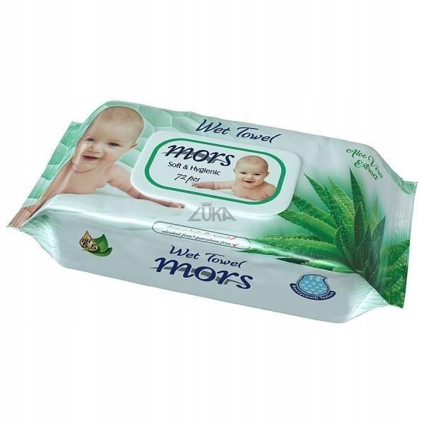 

Mors Chusteczki Nawilżane 72szt Aloe