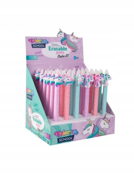 ZESTAW DŁUGOPIS WYMAZYWALNY UNICORN COLORINO 6 szt EAN (GTIN) 5907620153961
