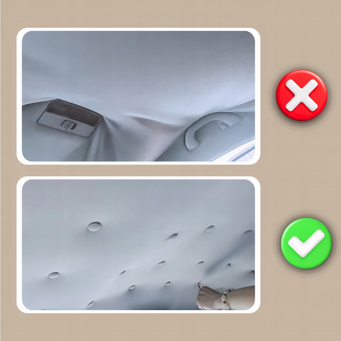 DUŻY ZESTAW NAPRAWCZY DO PODSUFITKI SAMOCHODOWEJ 75 el. + ŚRUBOKRĘT CENTYM. Typ samochodu Samochody dostawcze Samochody kempingowe Samochody osobowe