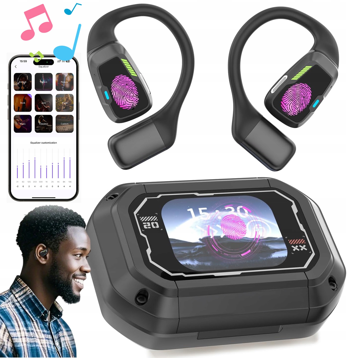 Bluetooth Překladová Sluchátka S Překladem V Reálném Čase