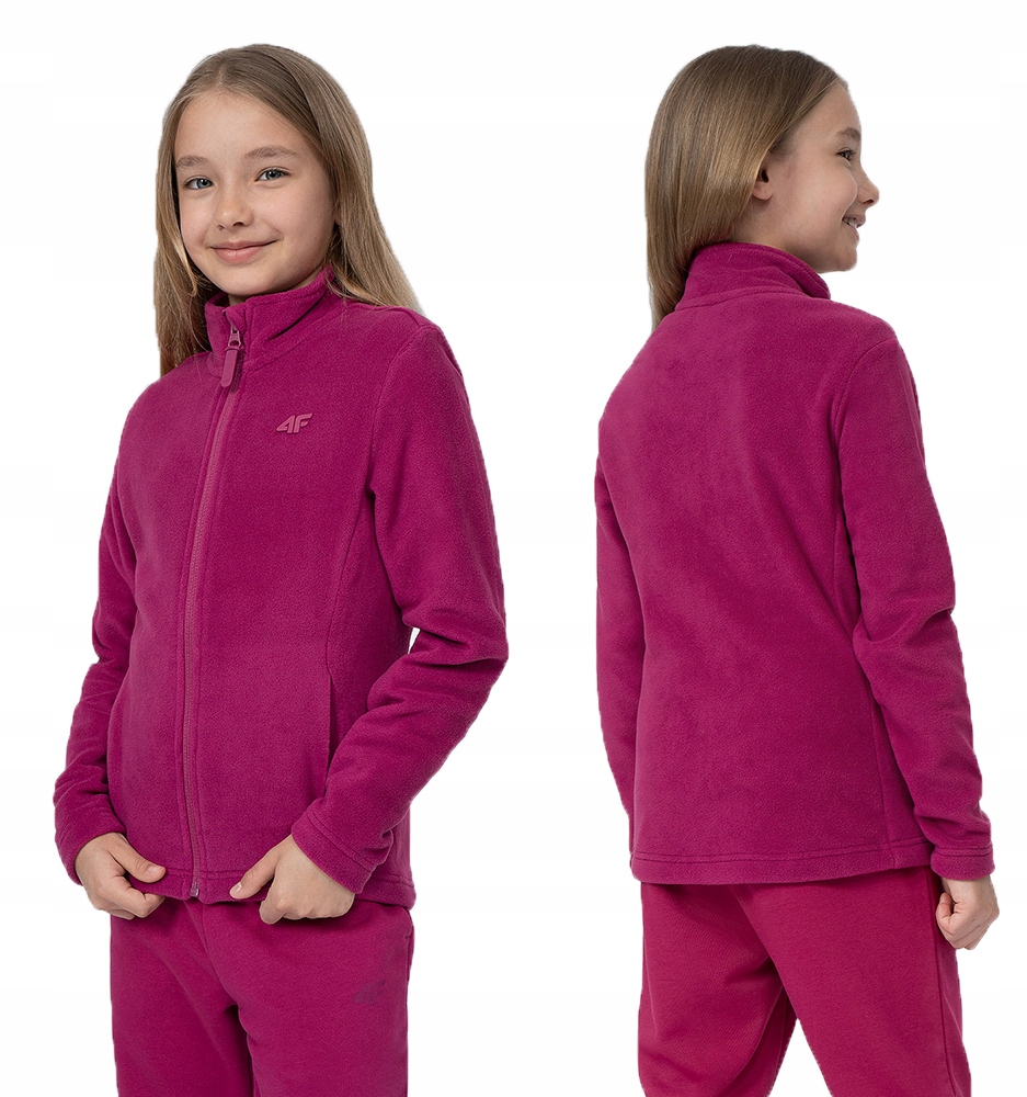 

Polar Dziewczęcy 4F Rozpinany Dziecięca Bluza