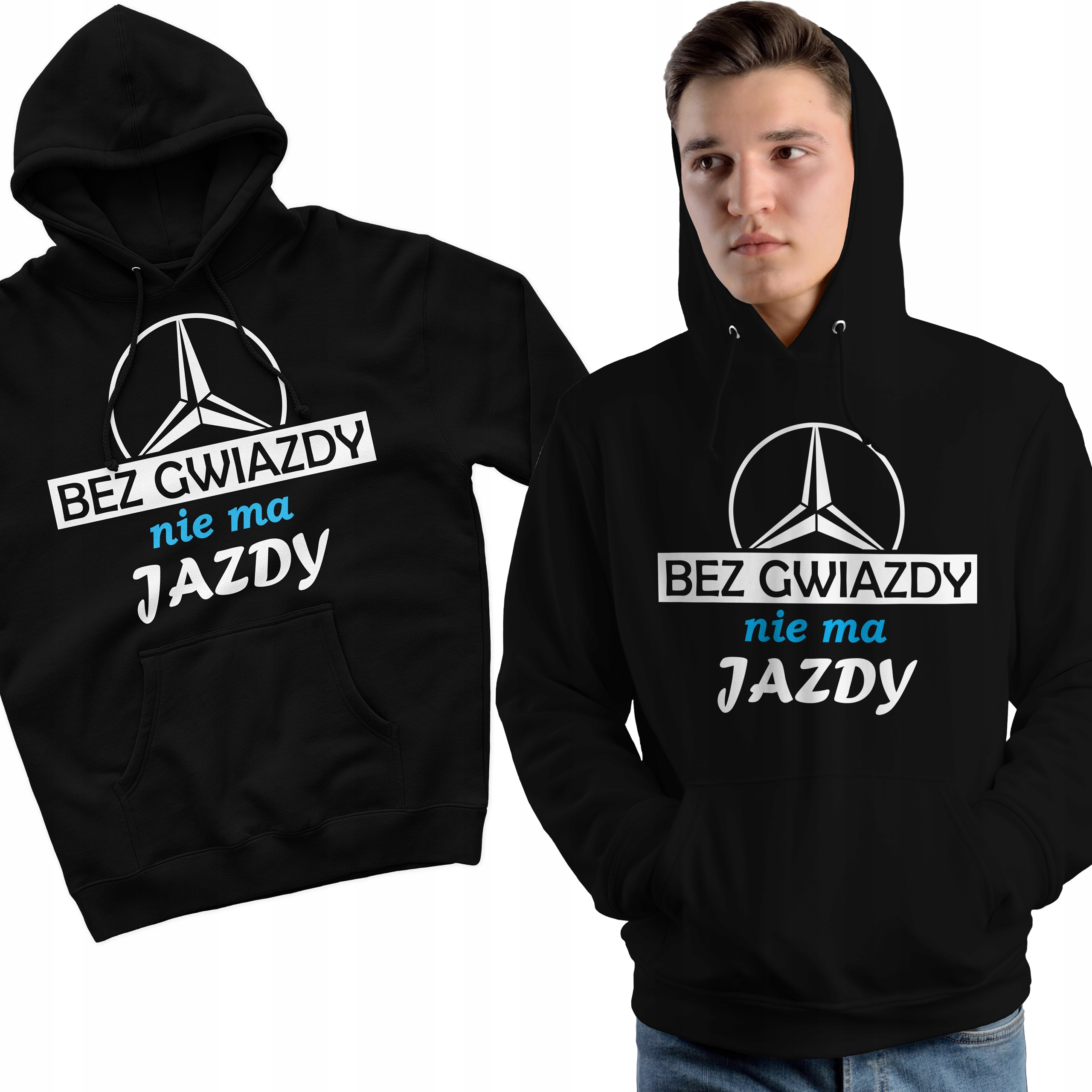 

Bluza Z Kapturem Bez Gwiazdy Nie Ma Jazdy roz M