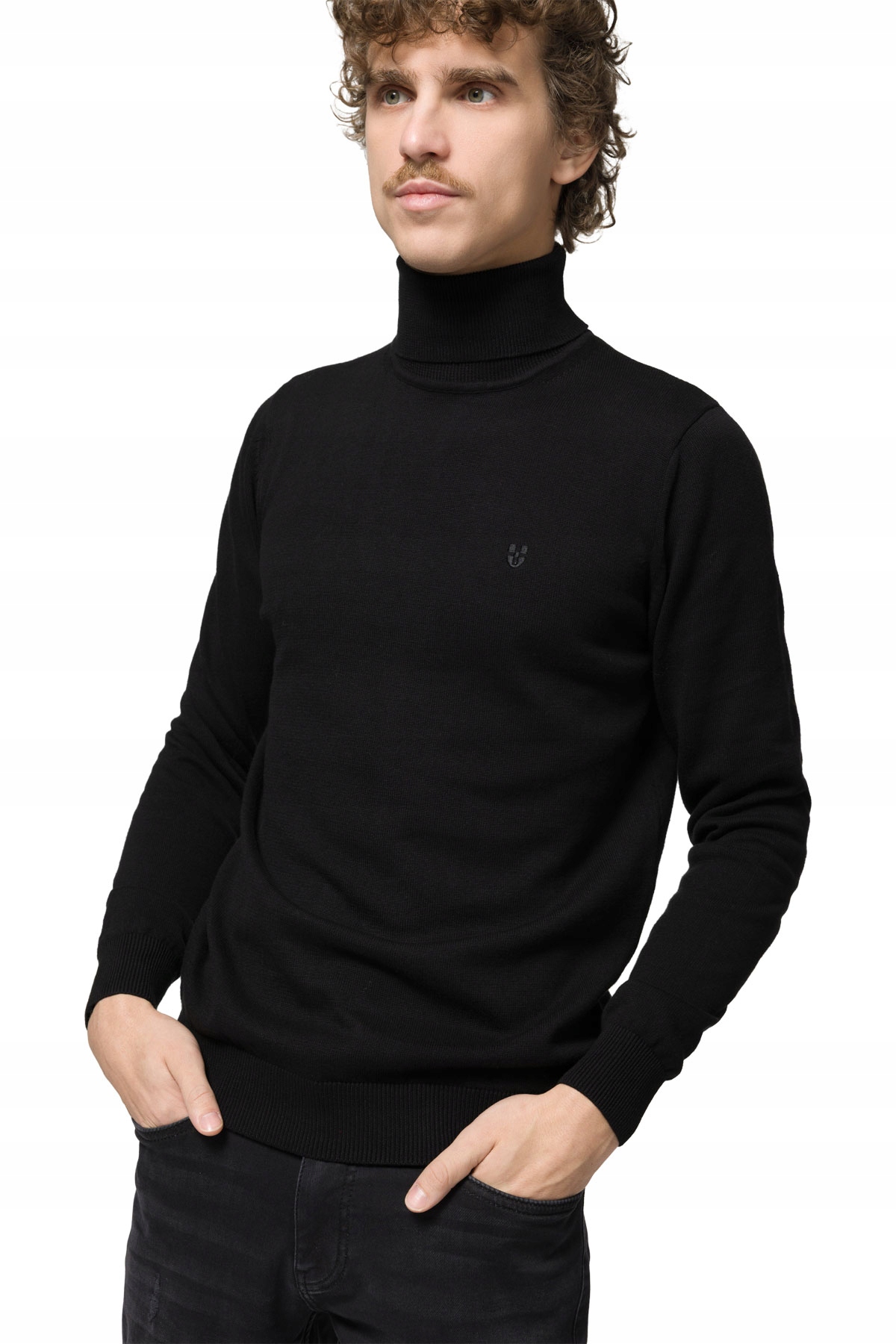 

Golf Męski Bawełna Czarny Próchnik PM2 2XL