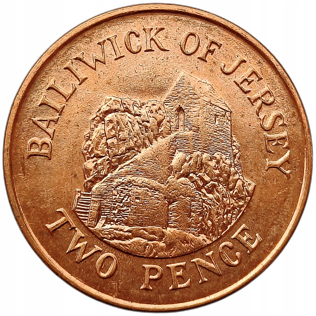 JERSEY 2 PENCE 1992 ZAMEK - AUNC