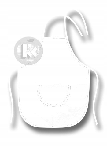 

fartuszek dziecięcy mały biały