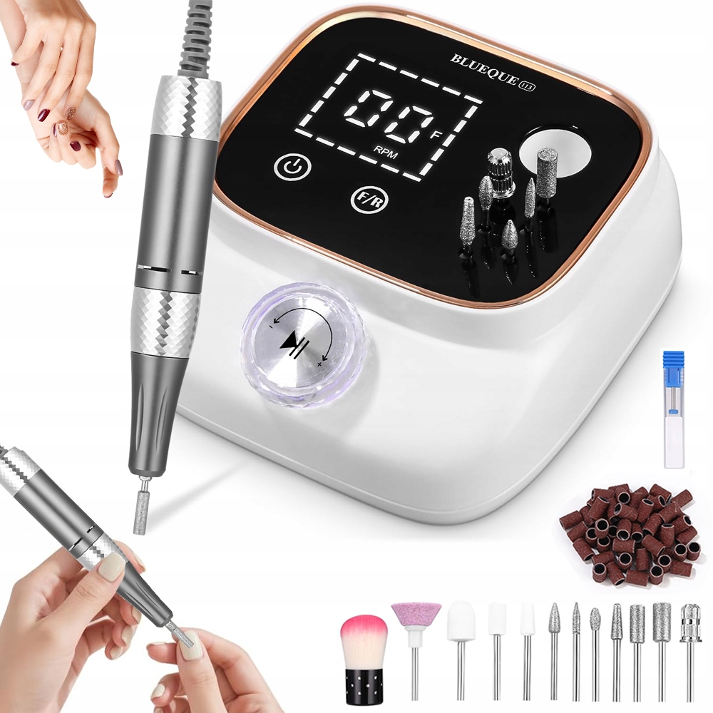 Elektrická Frézovací Bruska Na Nehty 45000OT 50W Přenosná