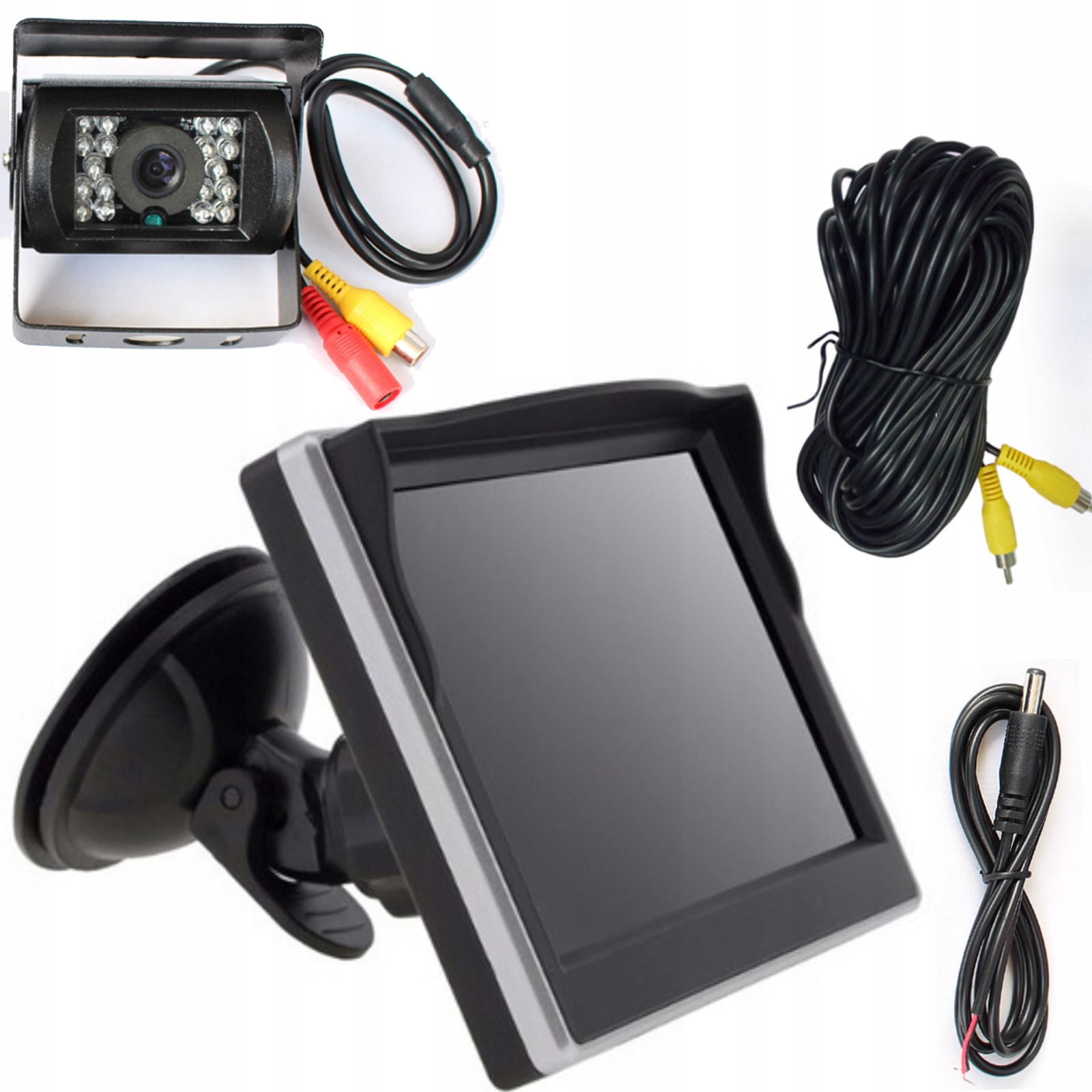 

Zestaw Monitor 5" +kamera cofania optyka Sony