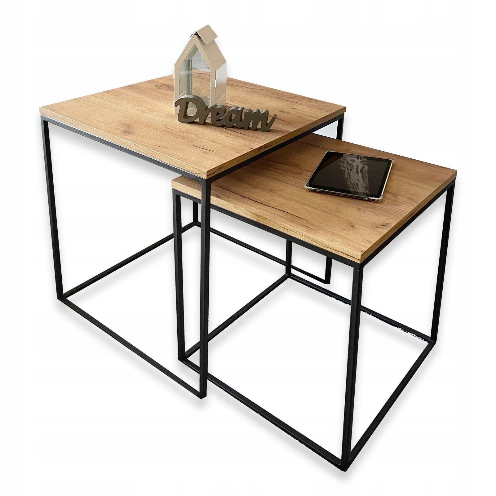 

Stolik Kawowy 2W1 Zestaw Stolików Kawowych Loft