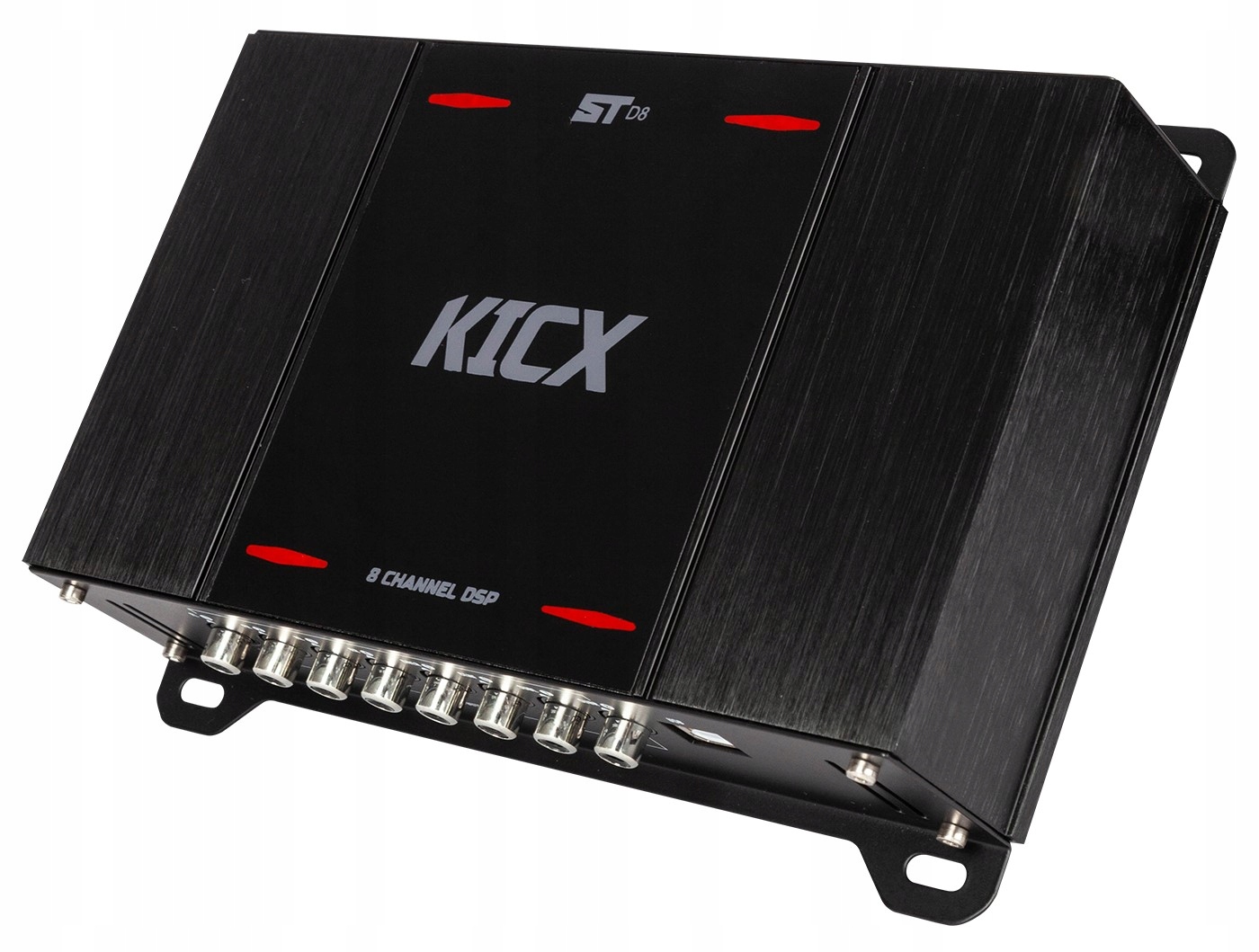 Kicx St D8 8-kanálový Dsp Procesor s vstavaným 4-kanálovým Zosilňovačom