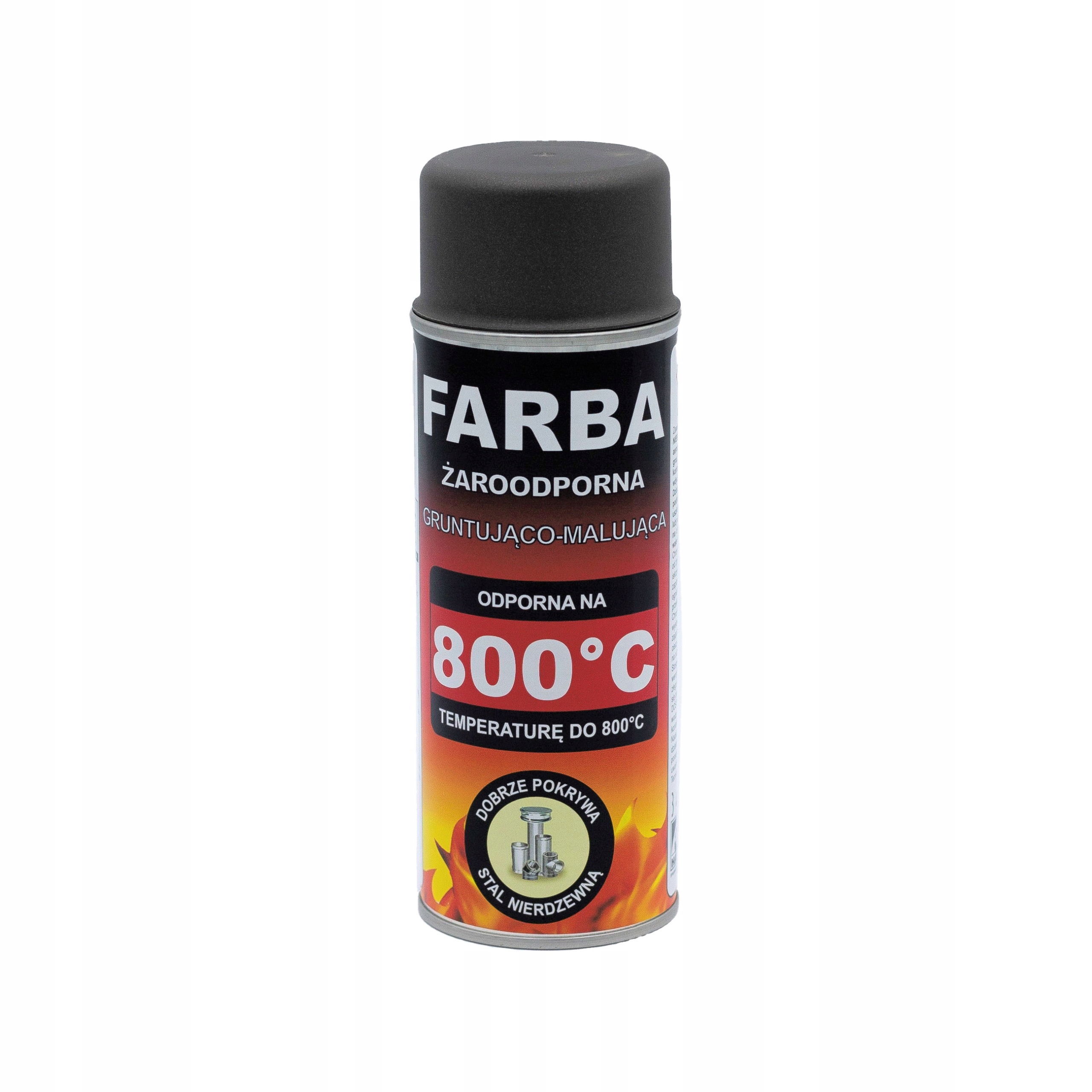 

Farba spray żaroodporny Hansa Szaro-brązowy 800°C