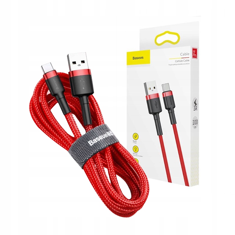 

Szybki Kabel Baseus Usb C Qc 3.0 Quick Charge 3.0A