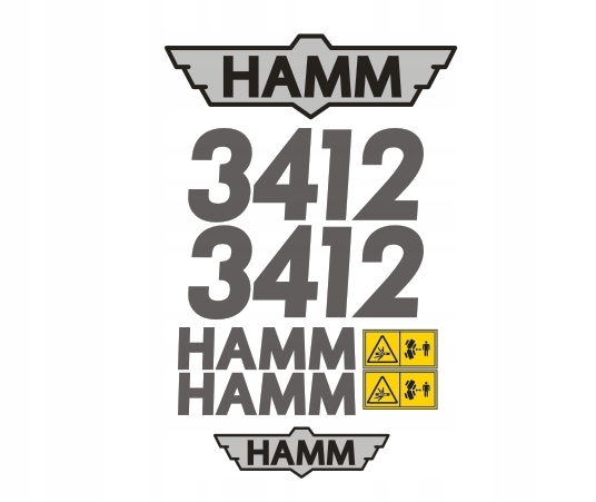 Samolepky s nálepkou Hamm 3412