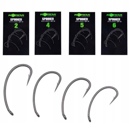 Korda Haczyki karpiowe Spinner Hooks nr 5