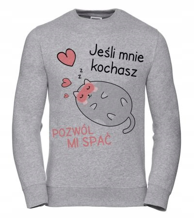 Dámská Mikina If You Love Me Let Me Sleep S šedá, Dárek pro dívku