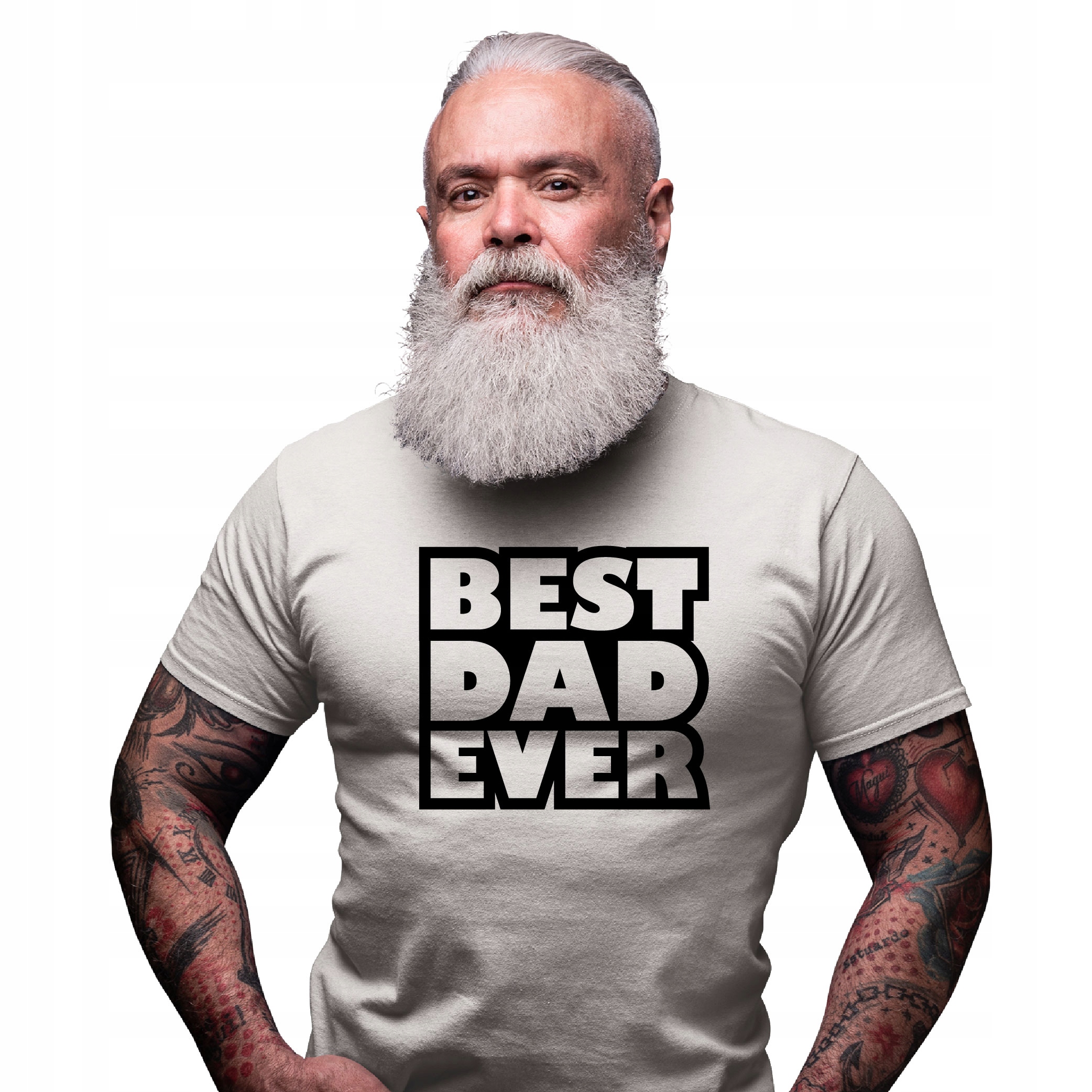 

Koszulka Tshirt Best Dad Ever Na Dzień Ojca Tata
