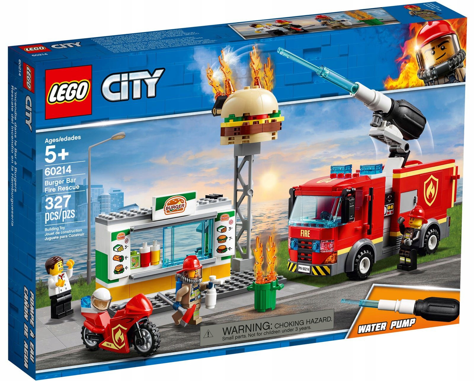 Lego 60214 City Na ratunek w płonącym barze