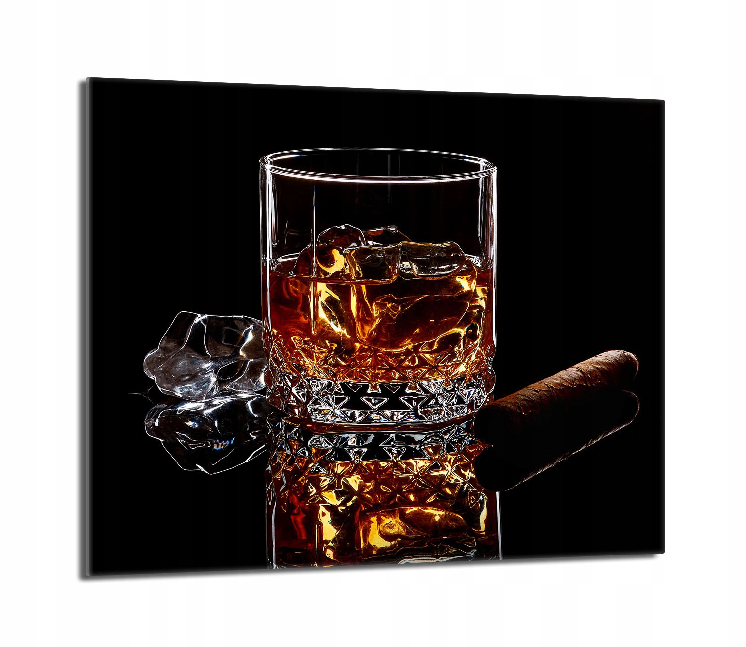 Skleněná ochranná deska na sporák 60x52 Whisky Do Kuchyně