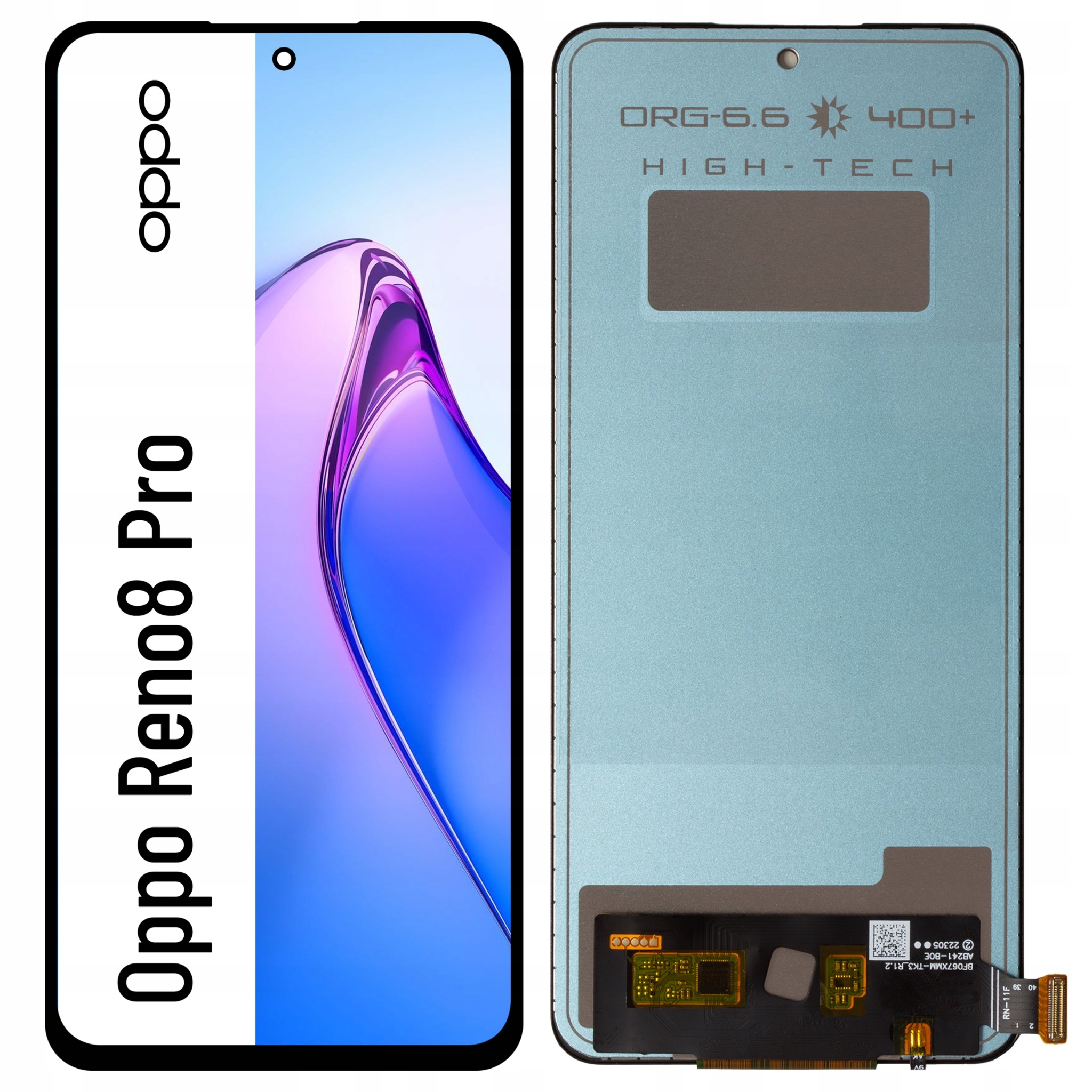 LCD displej pro Oppo Reno8 Pro Displej Incell