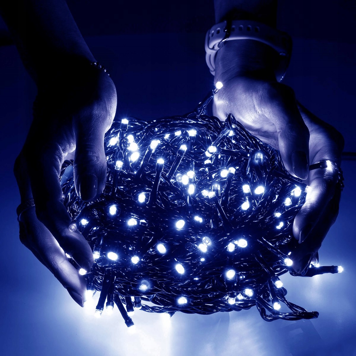 LAMPKI CHOINKOWE 300 LED ZEWNĘTRZNE STAŁE ŚWIATŁO KURTYNA ŚWIETLNA IP44 Marka Springos