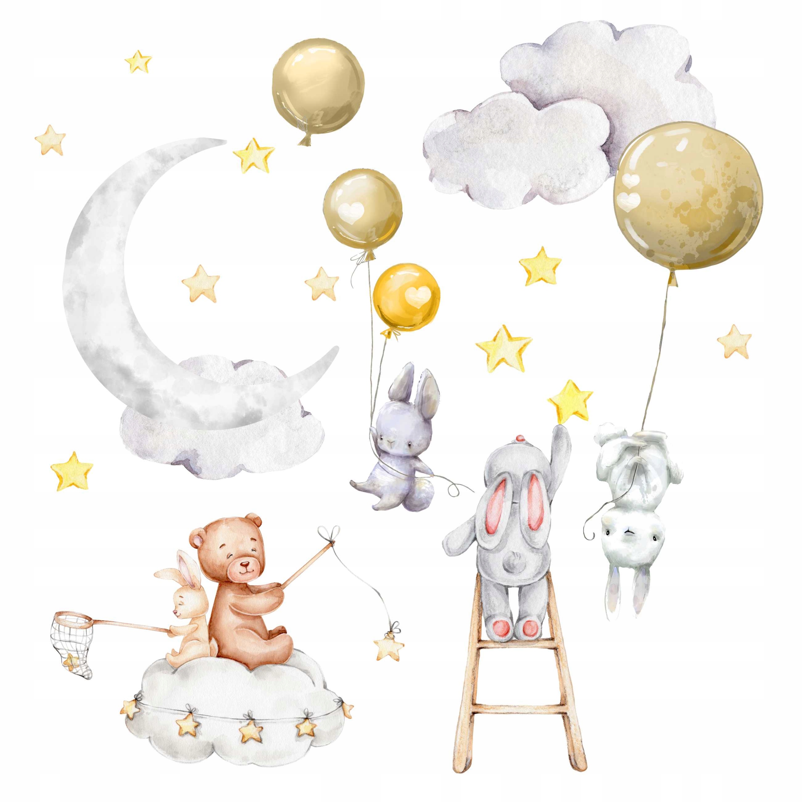 

naklejki naklejka dla dzieci na ścianę zwierzątka