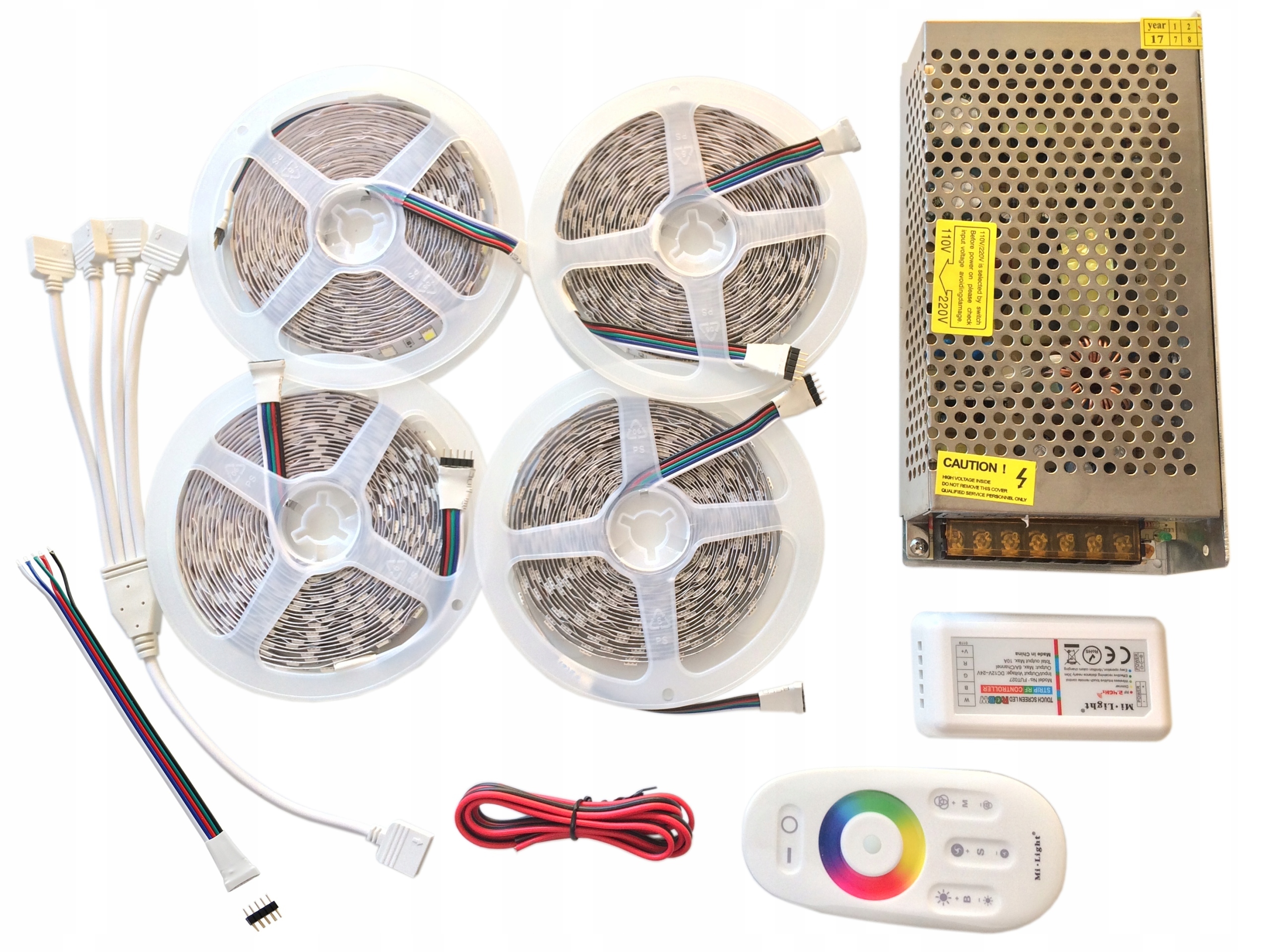 ZESTAW Taśma 1080 LED RGBW 18m Biała ZIMNA 5050 HI