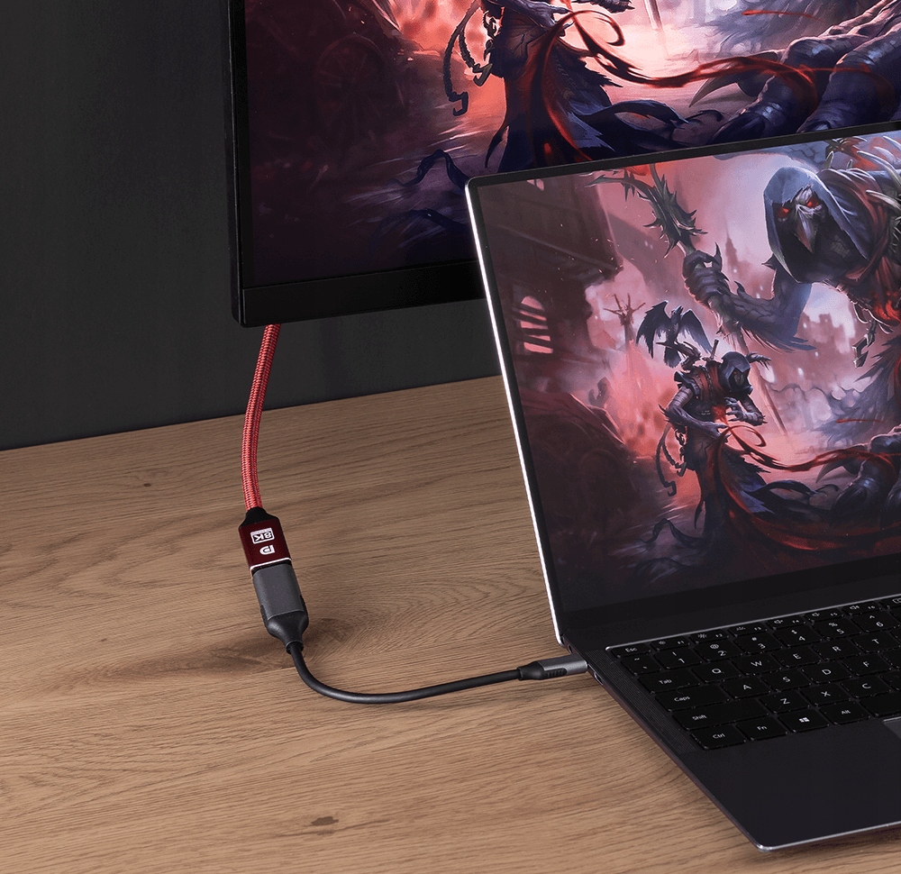 REAGLE Kabel przewód DisplayPort 1.4 DP 4K 165Hz 2k 240Hz 3M Display Port Złącza DisplayPort - DisplayPort