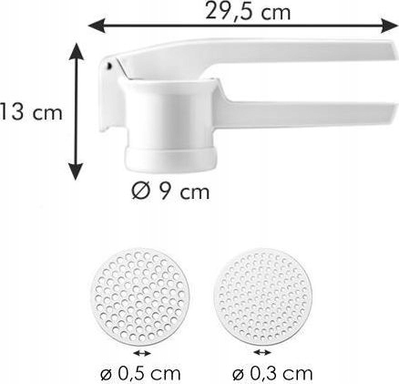 PRASKA DO ZIEMNIAKÓW MAKARONU CIASTA HANDY TESCOMA Przeznaczenie do ziemniaków