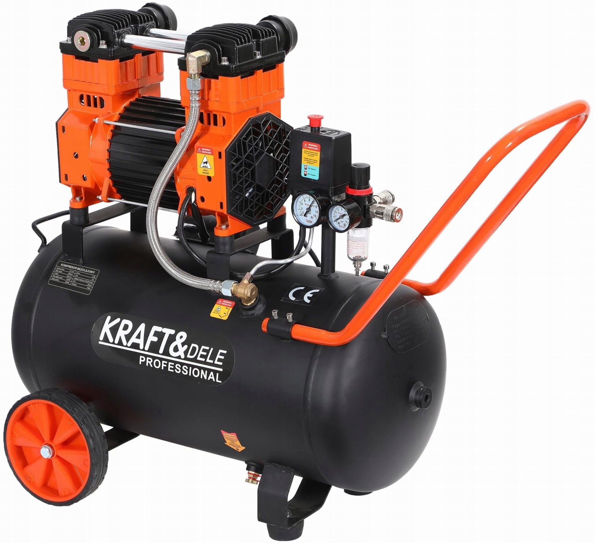 Bezolejový kompresor 2200 W 50 l KD1393