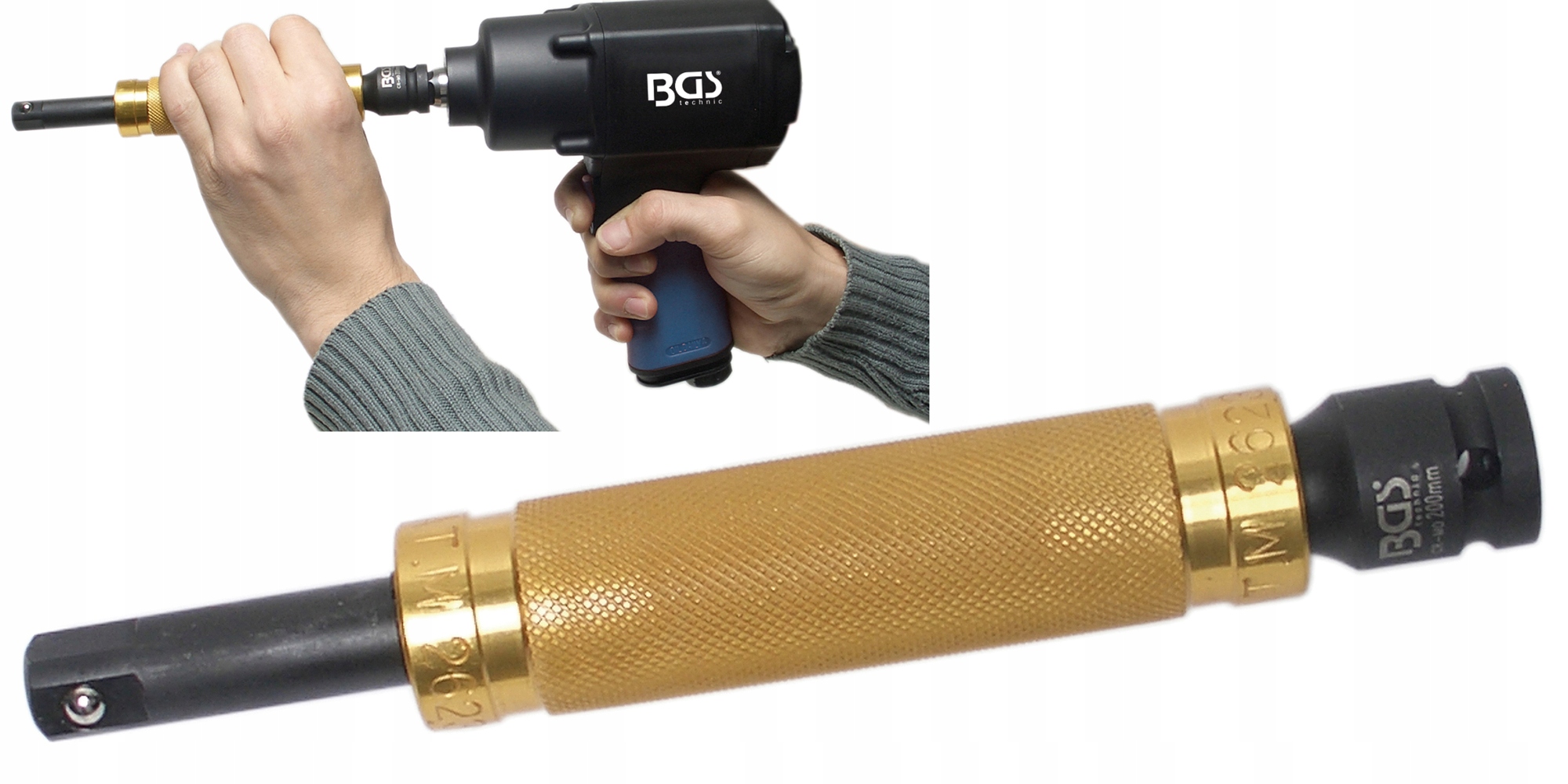 Predlžovací Nadstavec Rázový 1/2'' S Rukoväťou