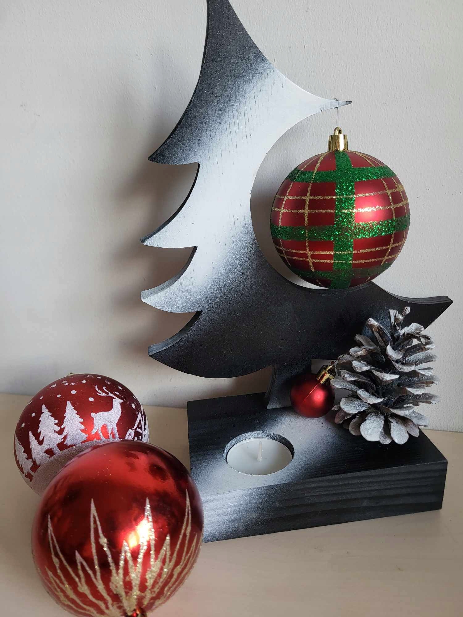 STROIKI Świąteczne Drewniana CHOINKA DEKORACJA Ozdoby BOŻE NARODZENIE DUŻA Kod producenta choinka drewniana