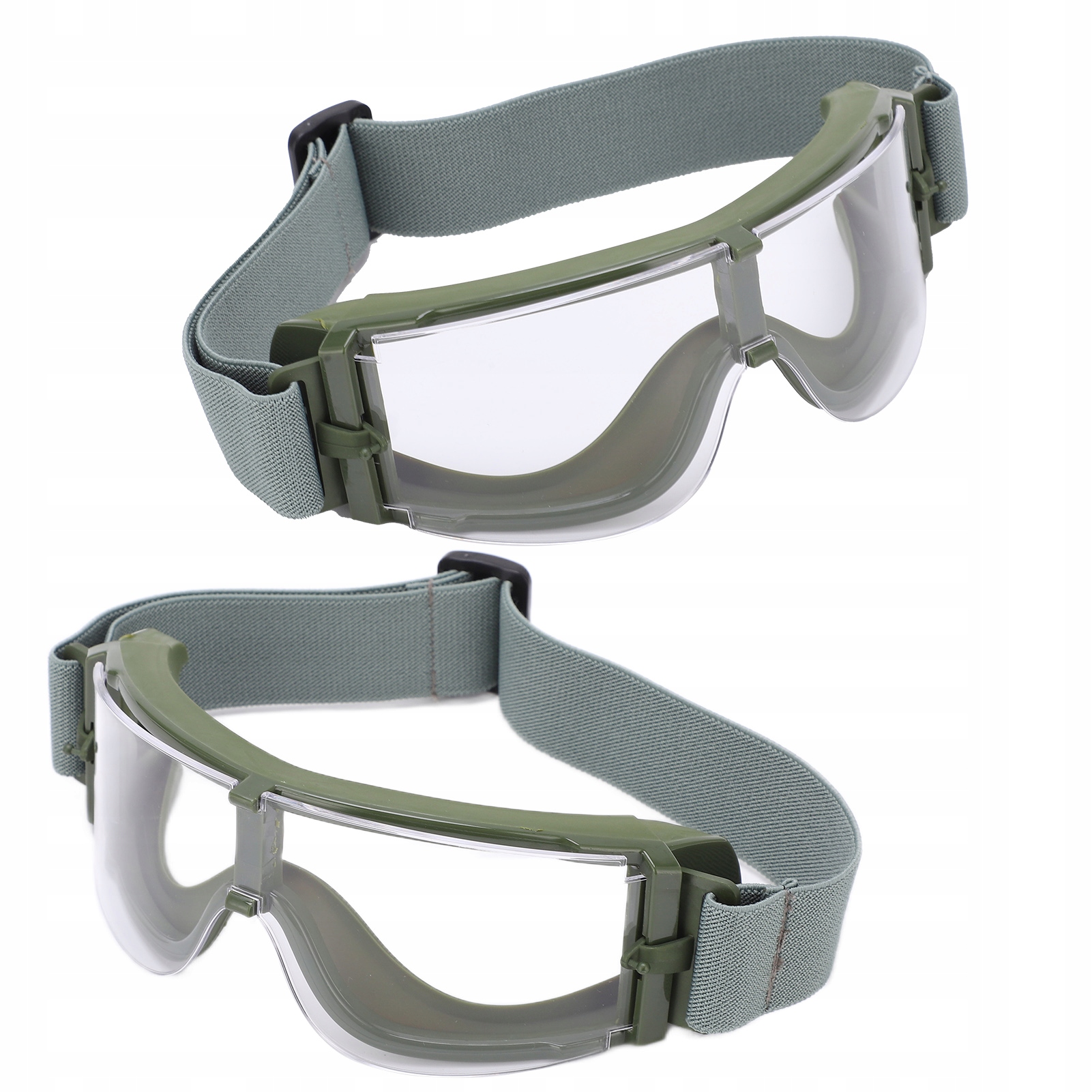 GOGLE MOTOCYKLOWE PRZYCIEMNIANE OKULARY CHOPER UV ZIELONY Stan opakowania oryginalne