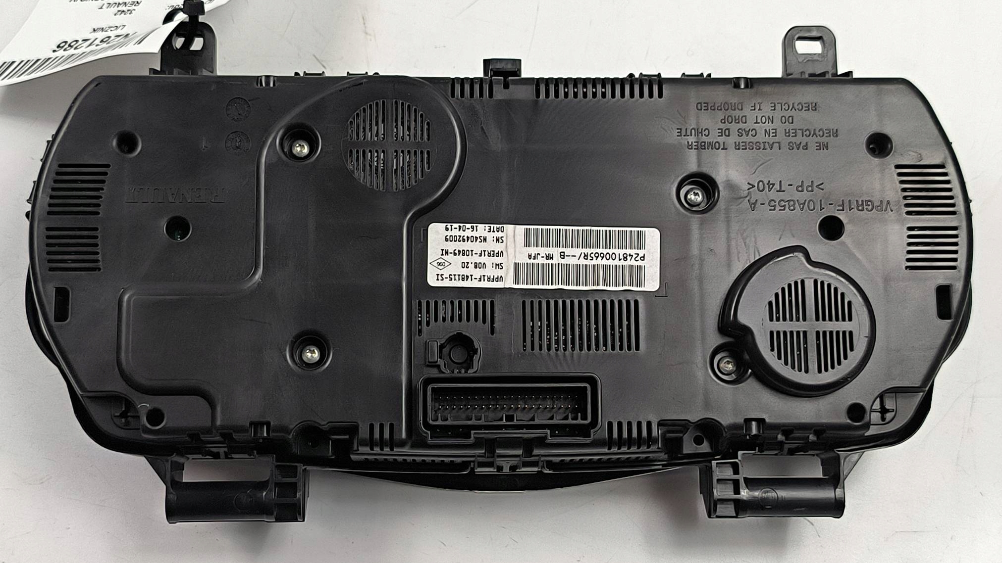 dials clock 248100665R RENAULT GRAND SCENIC IV
