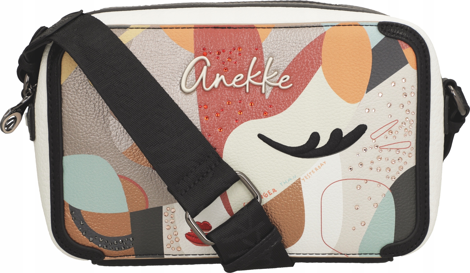 A596 Torebka Anekke mała listonoszka dwustronna Muse z dziewczynką