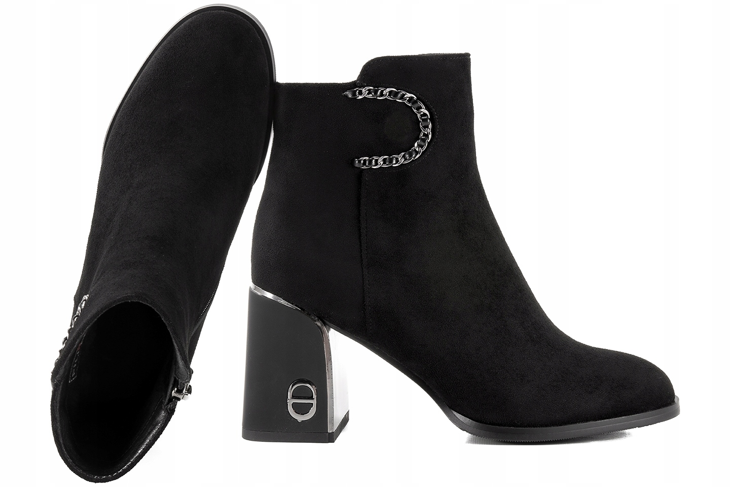 Filippo DBT4847/23 Kotníkové Boty Dámské Zimní Kozačky černé 36 Černá