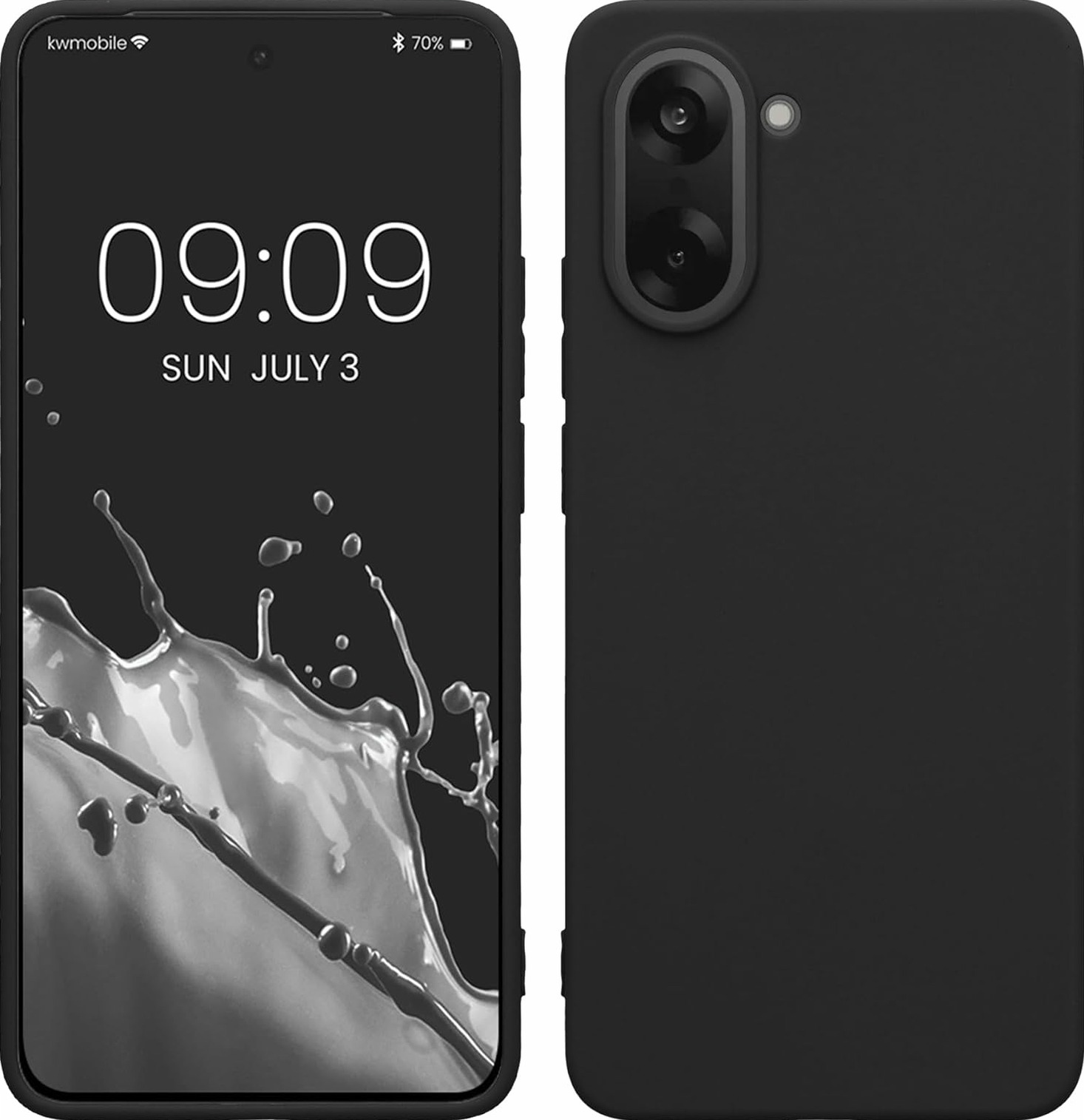 Etui Telefon Silikonowe Matowe Czarne Zamiennik Do Oneplus Nord CE5 Cover