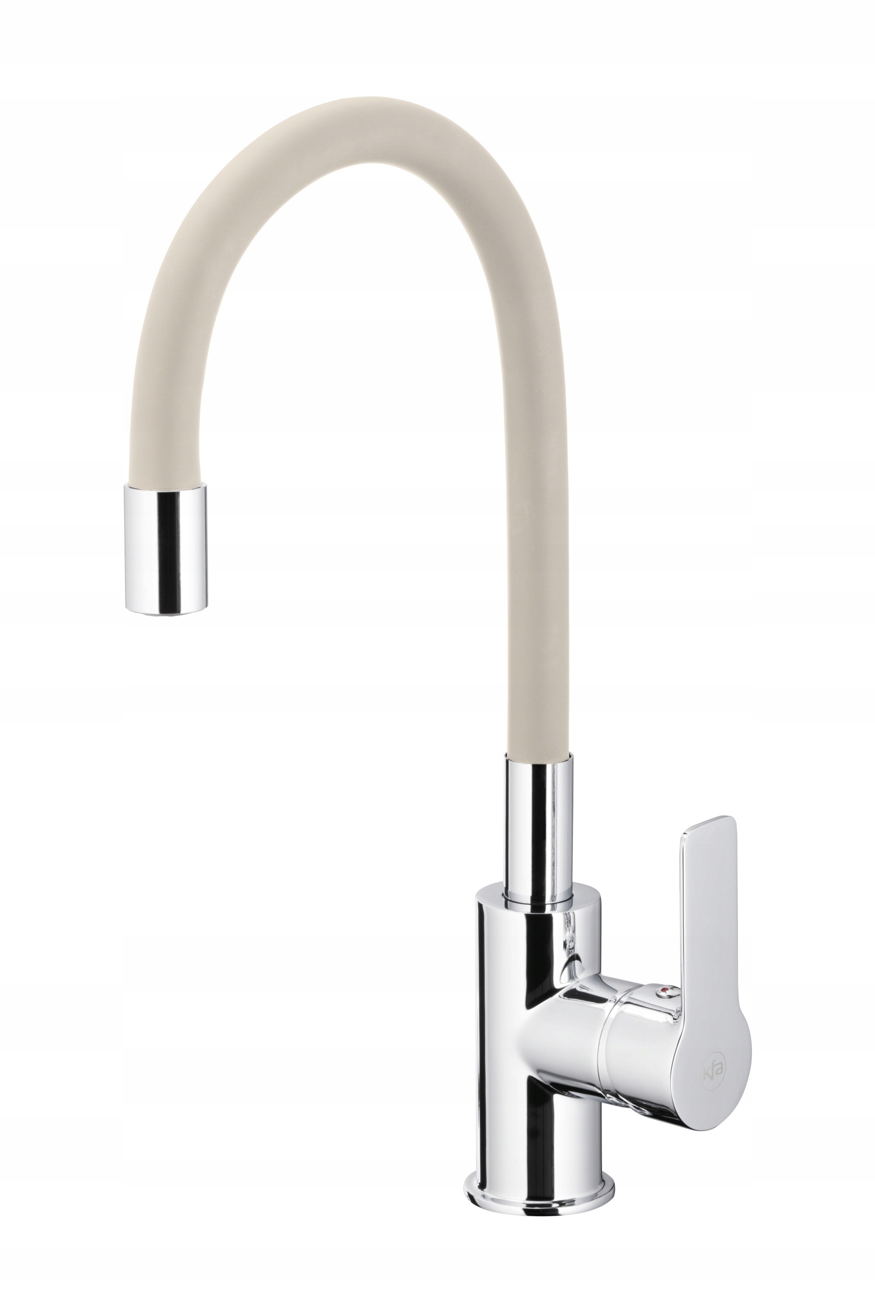 Kuchyňská baterie Rumba s béžovým výtokem Kfa