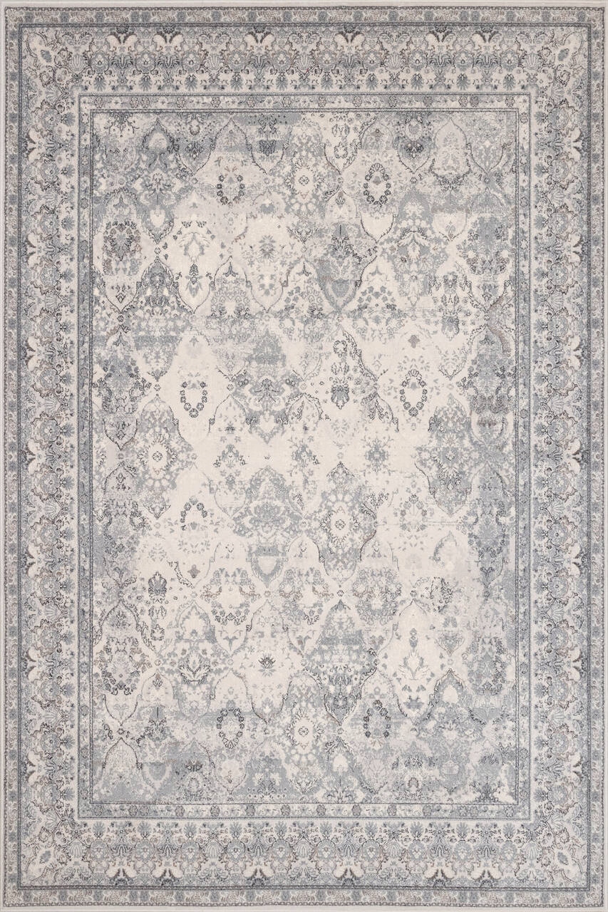 Dywan 80x150 cm szary do salonu 100% wełna prostokątny gęsty Dywilan