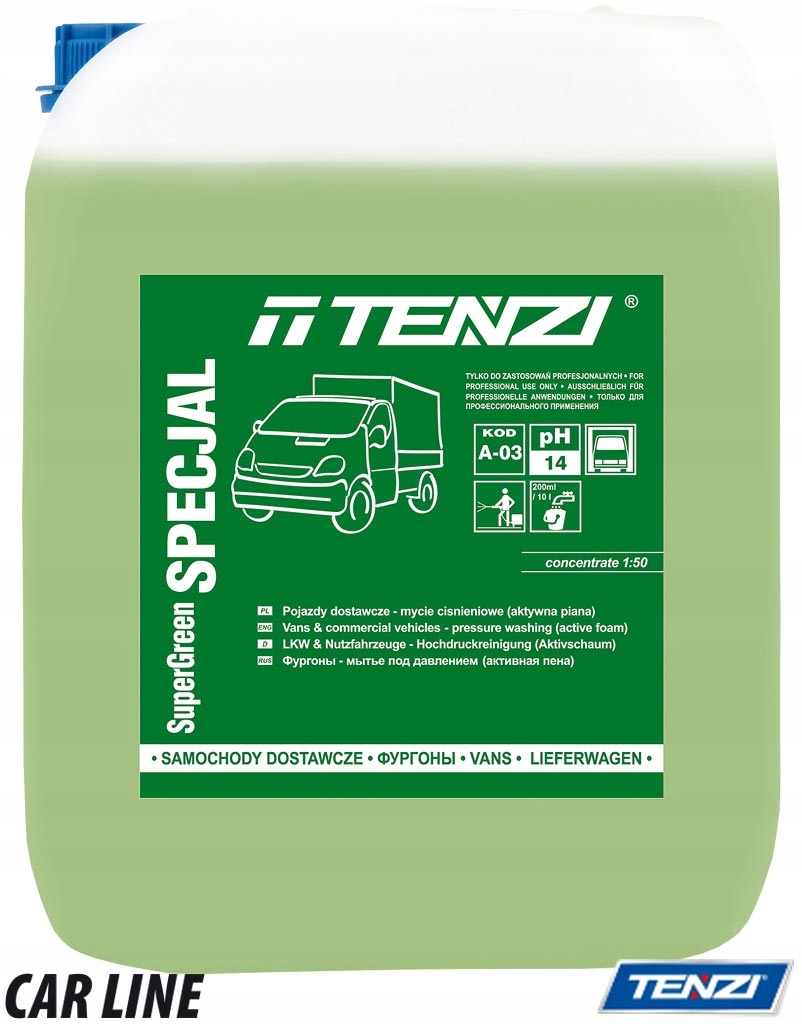 TENZI SPECJAL MYCIE POJAZDÓW KAROSERIE 10 L