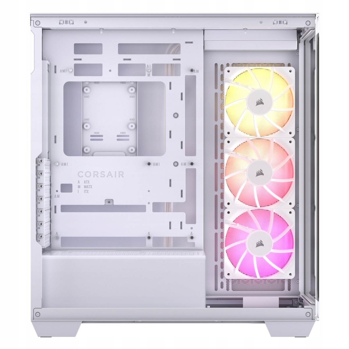 Corsair 3500X Tempered Glass Mid-Tower, White — 11