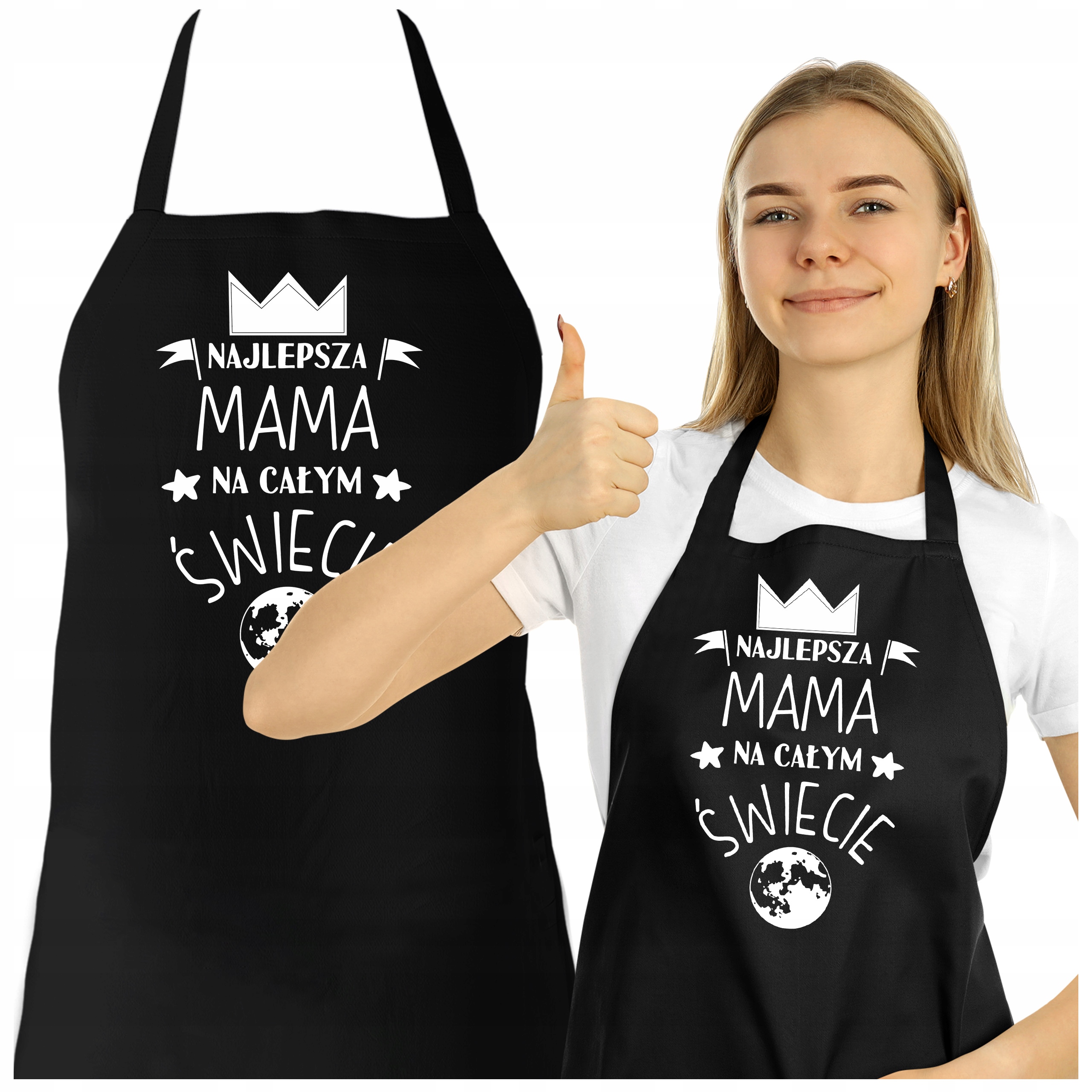 

Dla Mamy Stylowy Długi Fartuch Dzień Matki