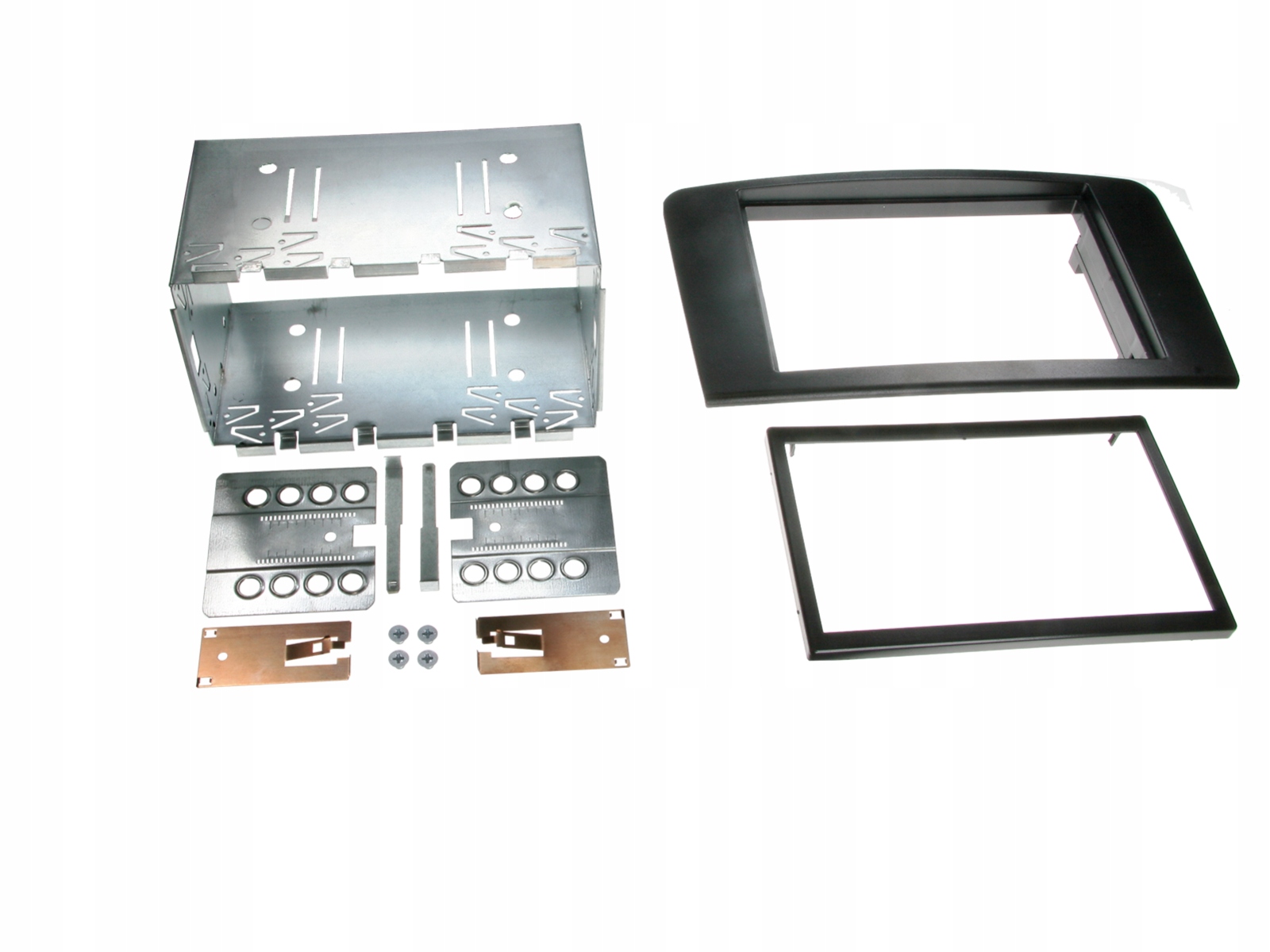 Rámeček rádia Mercedes M-Class (W164) 2 Din, černý