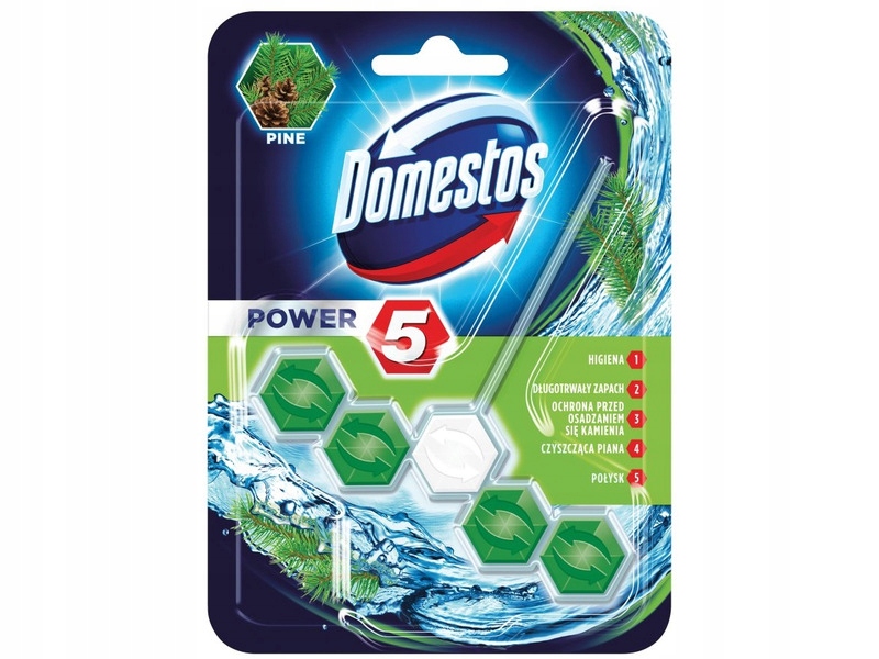 

Kostka do Wc Domestos Power 5 Pine 55g