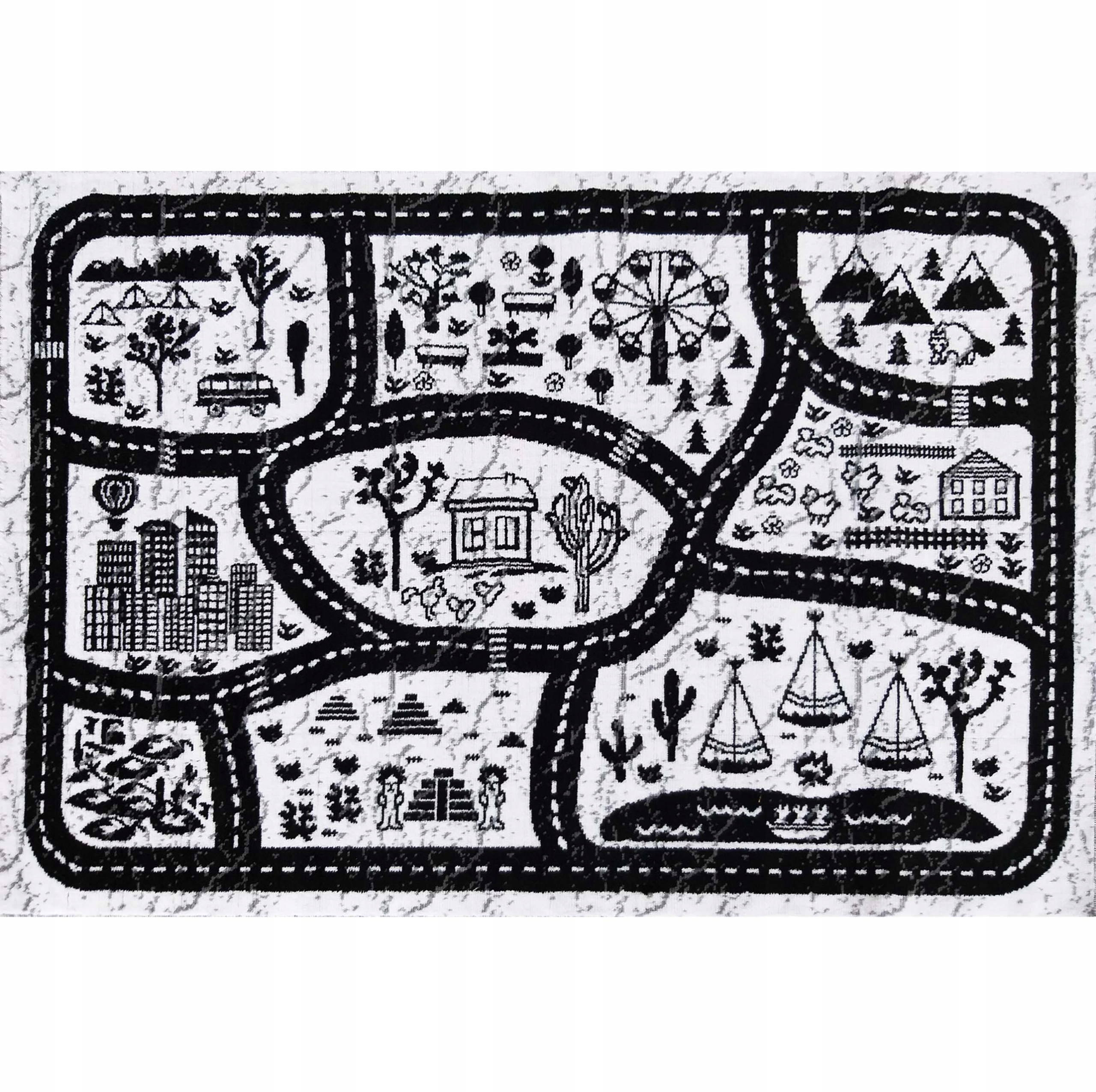 

Canvas Soho 80x150 Tanie Dywany Dywan Szary Czarny