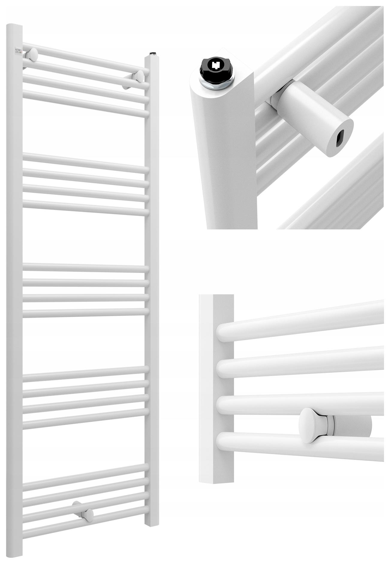 Kúpeľňový Radiátor 50/140 cm Biely Rebríkový Radiátor Moderný Puerto