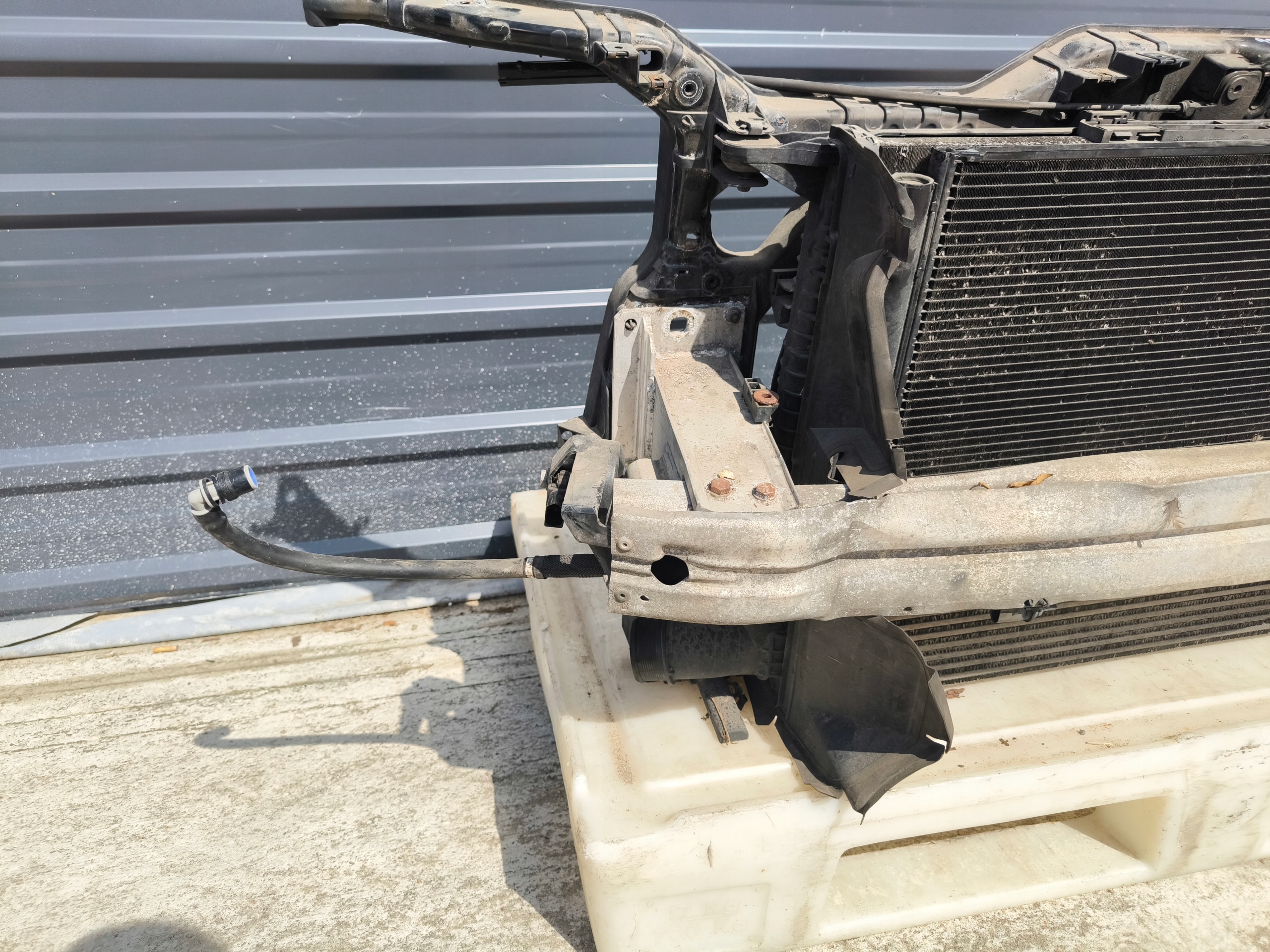 support panel for radiators AUDI A5 8T * LIFT * 1.8 2.0 TDI TFS fan+blinds MANUAL !!