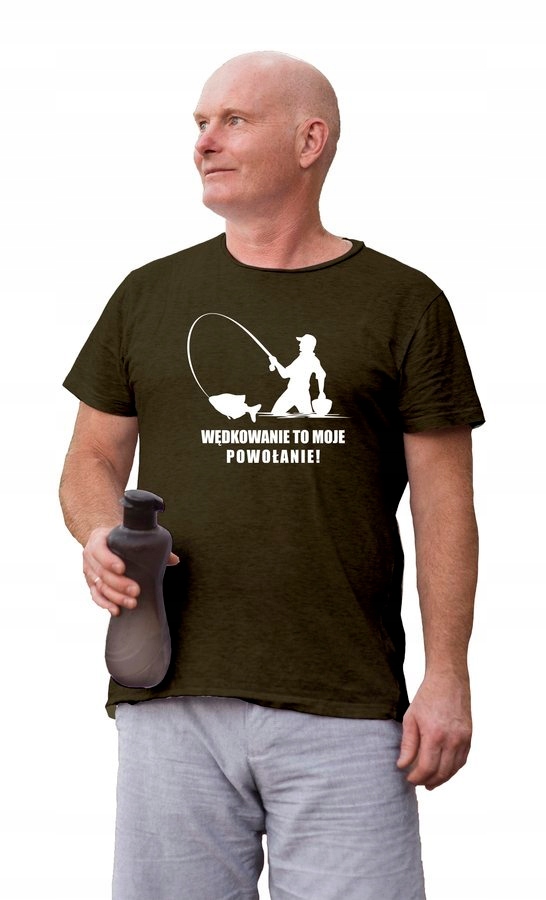 

T-shirt męski Wędkowanie To Moje Powołanie L