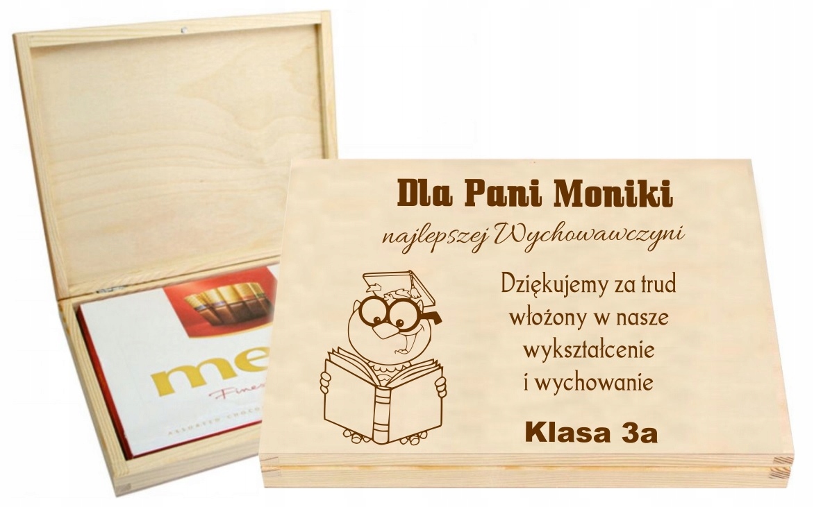 

Pudełko na Merci zakończenie roku Podziękowanie